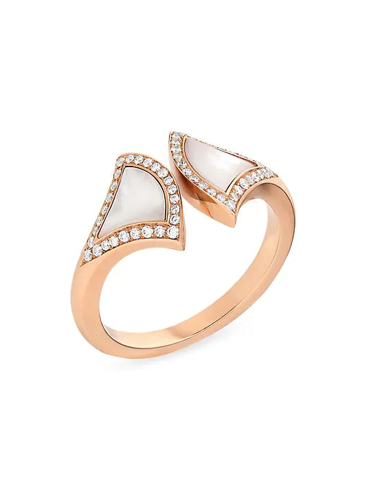 [GALE]DREAM MOP DIAMOND OPEN RING