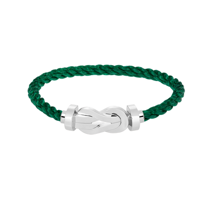 [GALE]CHANCE LARGE 8 FIGURE BUCKLE NO DIAMOND BRACELET SILVER