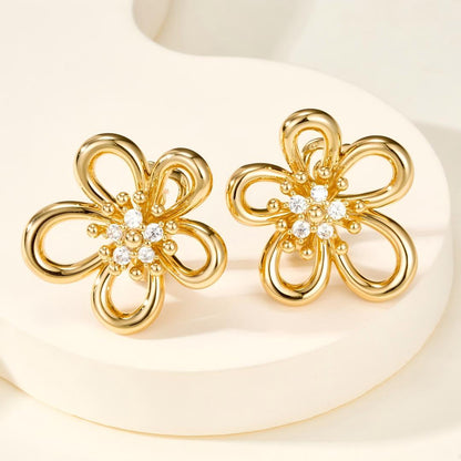 [GALE JURI] FLOWERLACE EARRING 5 DIAMONDS