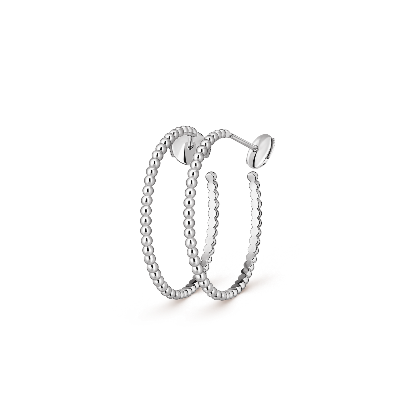 [GALE] SMOOTH BEAD STUD EARRINGS