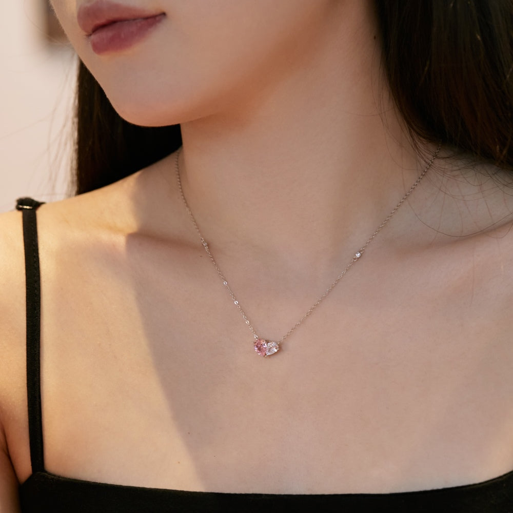 [GALE]Unique Heart Shape Necklace