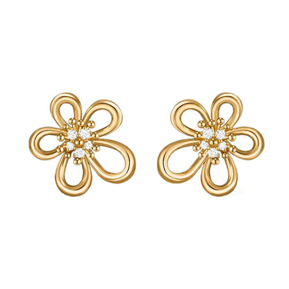 [GALE JURI] FLOWERLACE EARRING 5 DIAMONDS