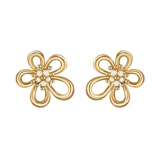 [GALE JURI] FLOWERLACE EARRING 5 DIAMONDS