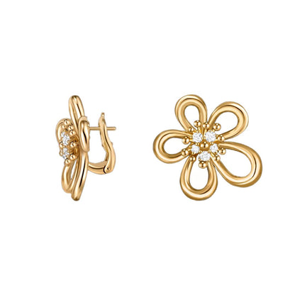 [GALE JURI] FLOWERLACE EARRING 5 DIAMONDS