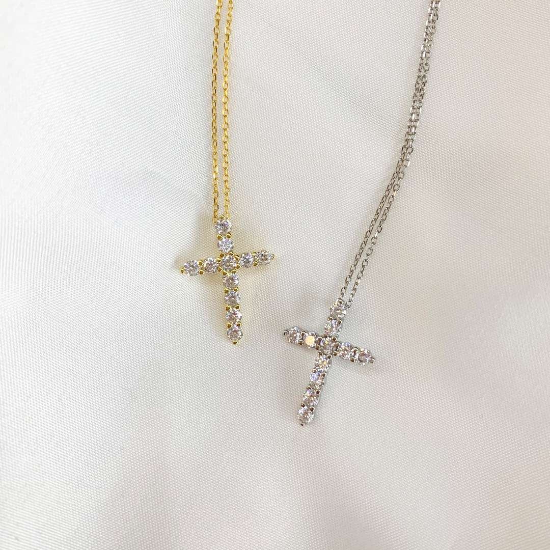 [GALE]Unique Cross Shape Necklace