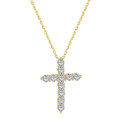 [GALE]Unique Cross Shape Necklace