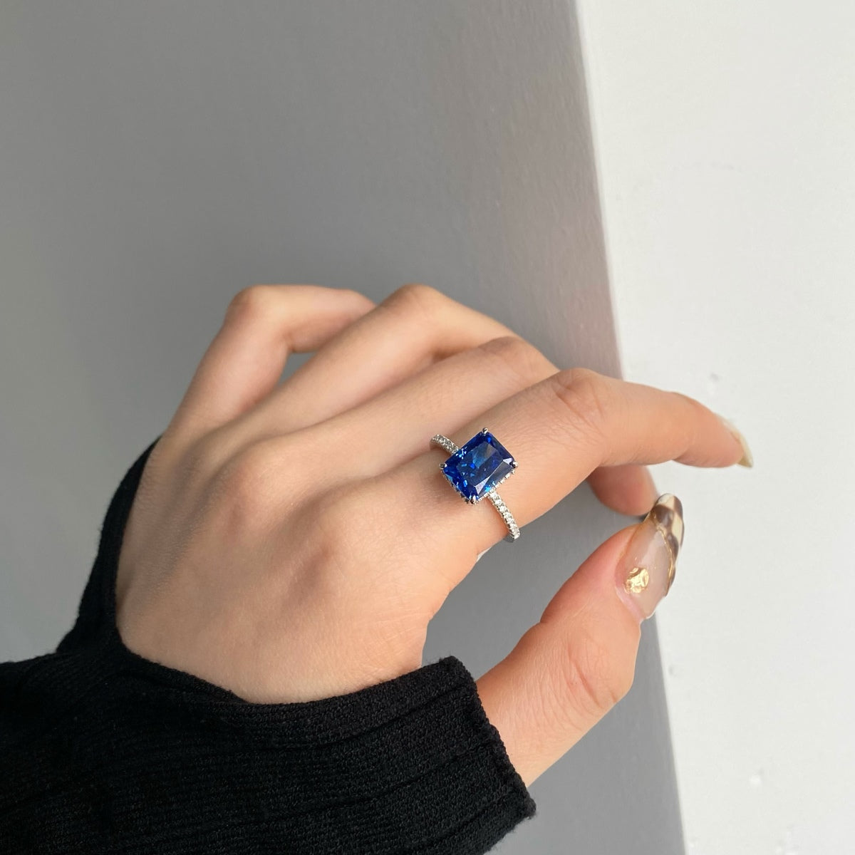 [GALE]4.0 Carat Luxurious Engagement Ring