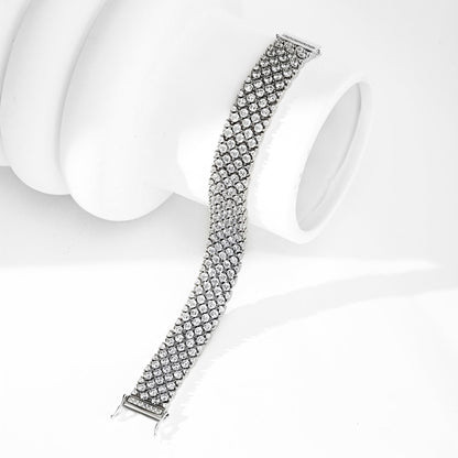 [GALE]Ornate Elegant Round Cut Party Bracelet