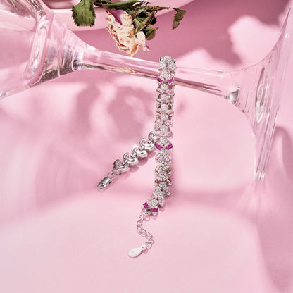 [GALE]Dainty Exquisite Flower Shape Daily Bracelet
