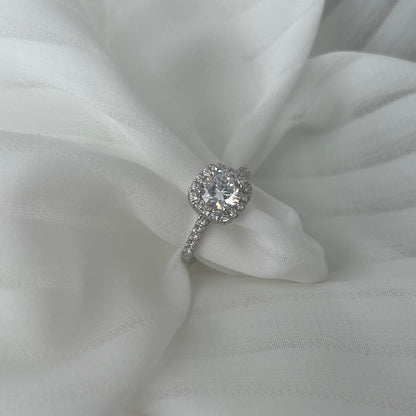 [GALE]Dazzling Resplendent Round Cut Wedding Ring