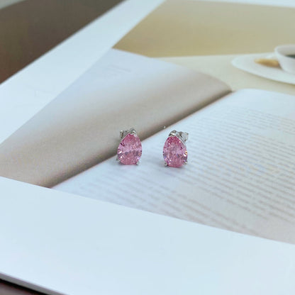 [GALE]Ornate Water Drop Shape Earrings