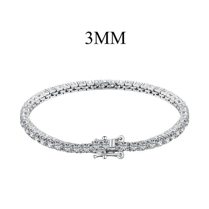[GALE]Radiant Colorful Round Cut Party Bracelet