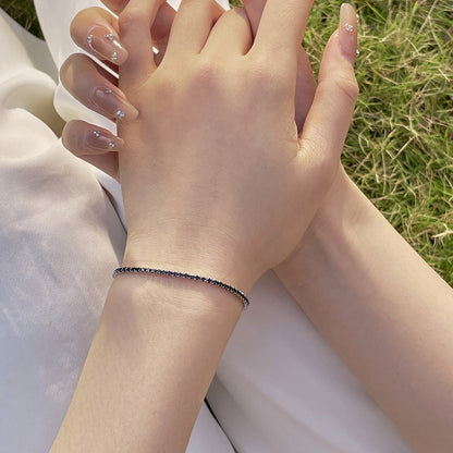 [GALE]Radiant Colorful Round Cut Party Bracelet