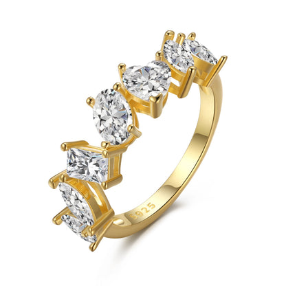 [GALE]Delicate Multi Cut Ring