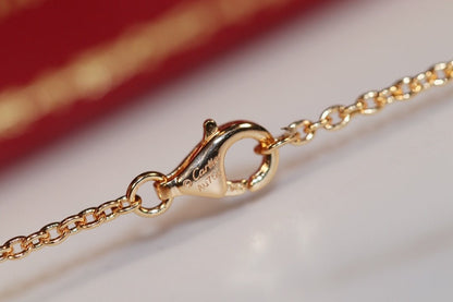 [GALE]LOVE NECKLACE PINK GOLD AND SILVER