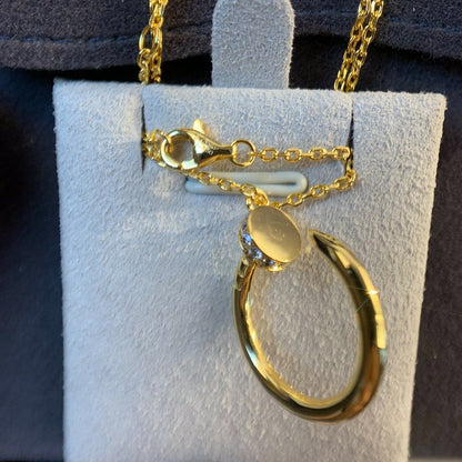 [GALE]JUSTE NECKLACE GOLD DIAMONDS