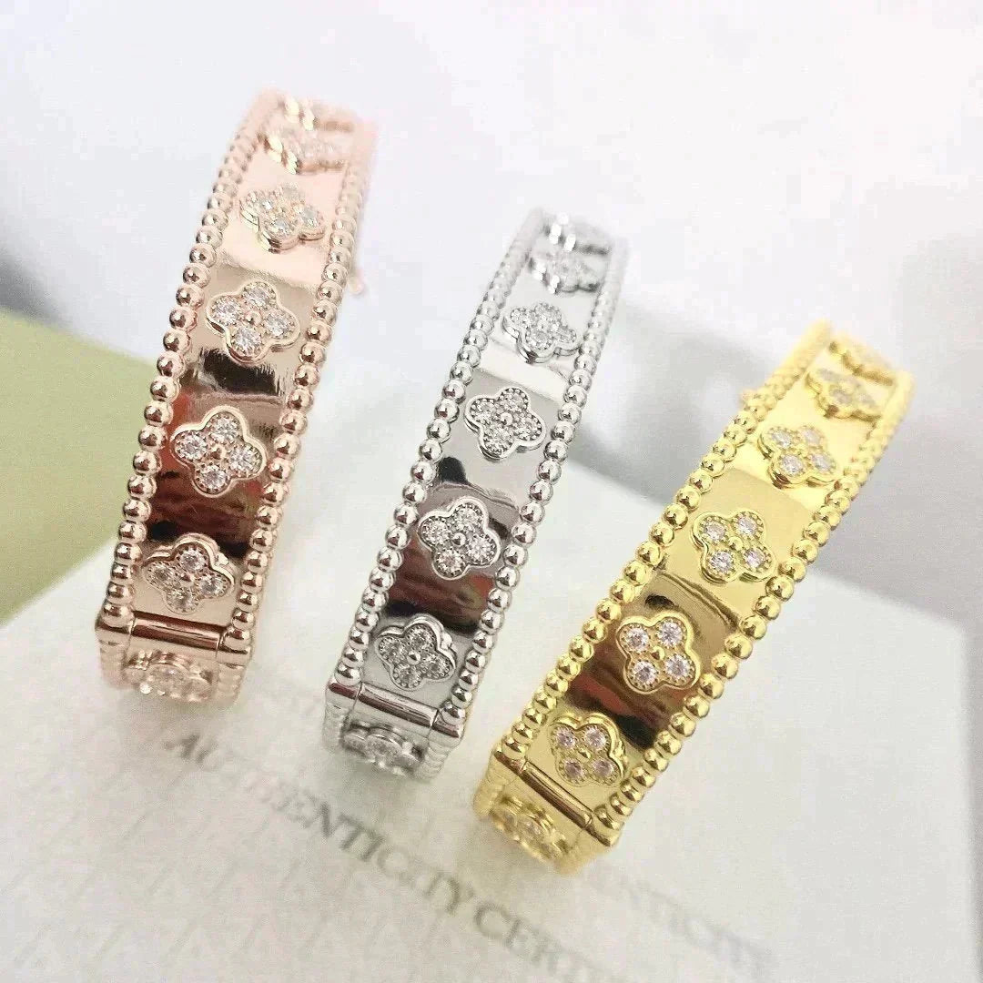 [GALE]CLOVER BRACELET 8MM DIAMONDS