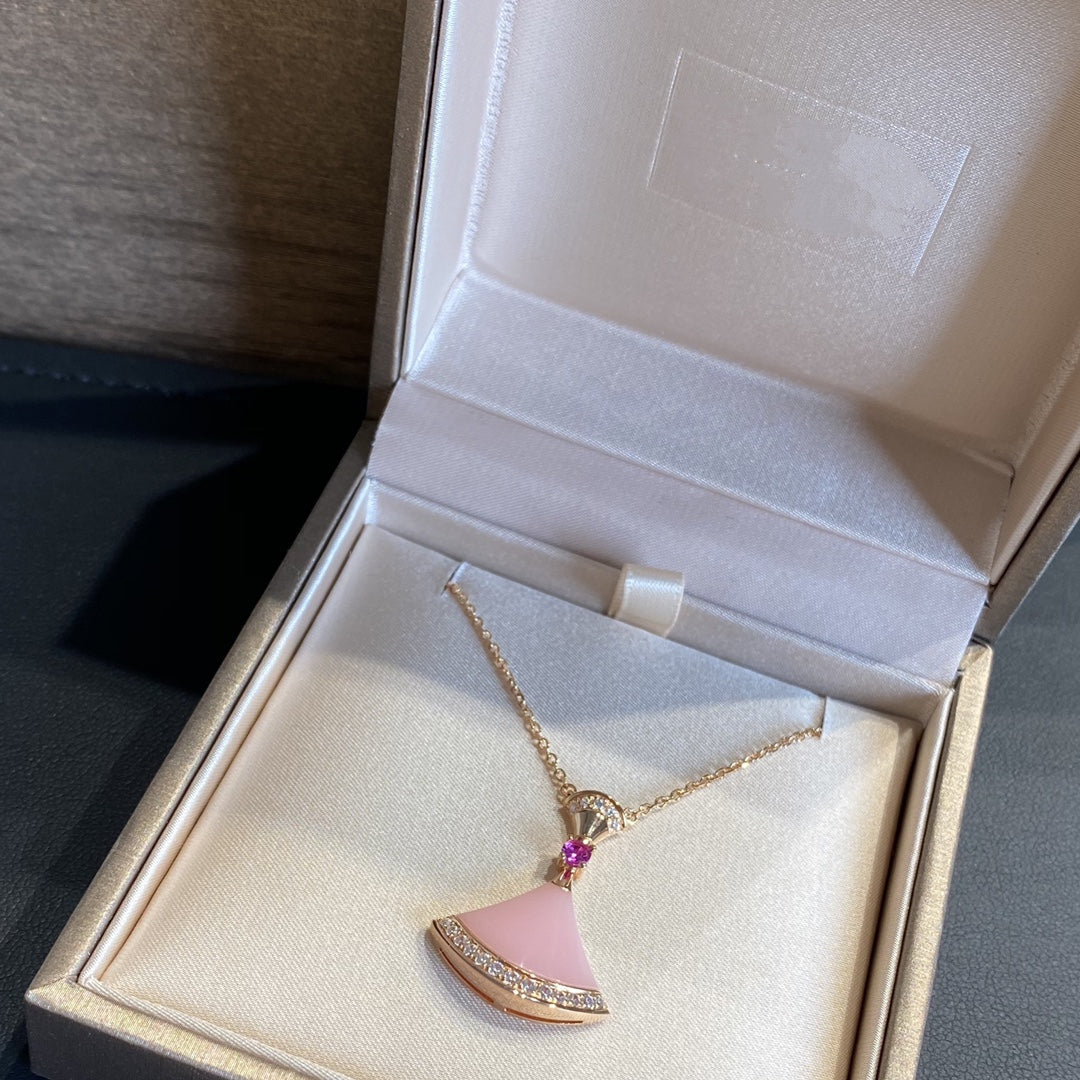 [GALE]DREAM NECKLACE PINK OPAL
