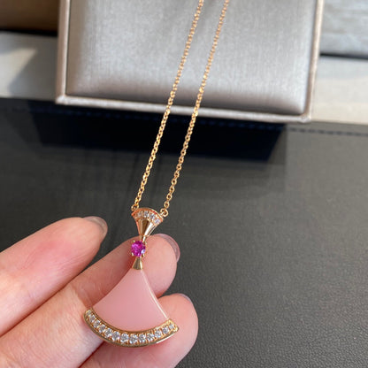 [GALE]DREAM NECKLACE PINK OPAL