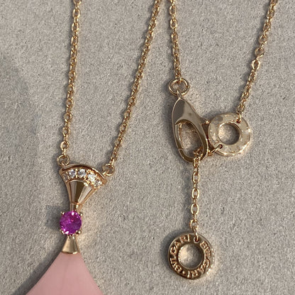[GALE]DREAM NECKLACE PINK OPAL