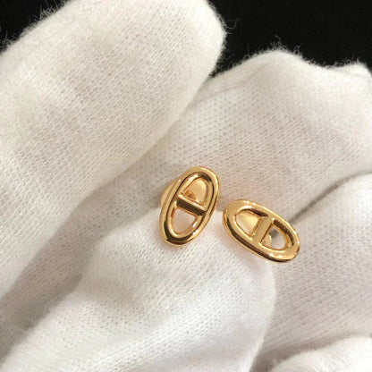 [GALE]CHAINE SMALL EARRINGS GOLD AND SILVER