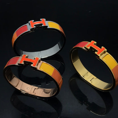 [NOVO]H ブレスレット オレンジ レインボー セラミック