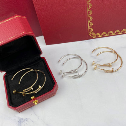 [GALE]JUSTE EARRINGS FULL DIAMONDS 1.8MM