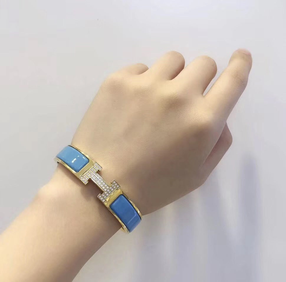 [NOVO]H クラウド ブルー ブレスレット ゴールド ダイヤモンド
