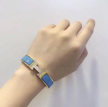 [NOVO]H クラウド ブルー ブレスレット ゴールド ダイヤモンド