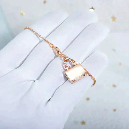 [GALE]AMULETTE PEDANT ROSE GOLD NECKLACE