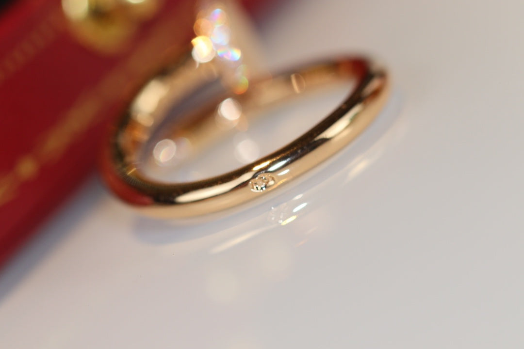 [GALE]JUSTE RING 2.65MM GOLD DIAMOND