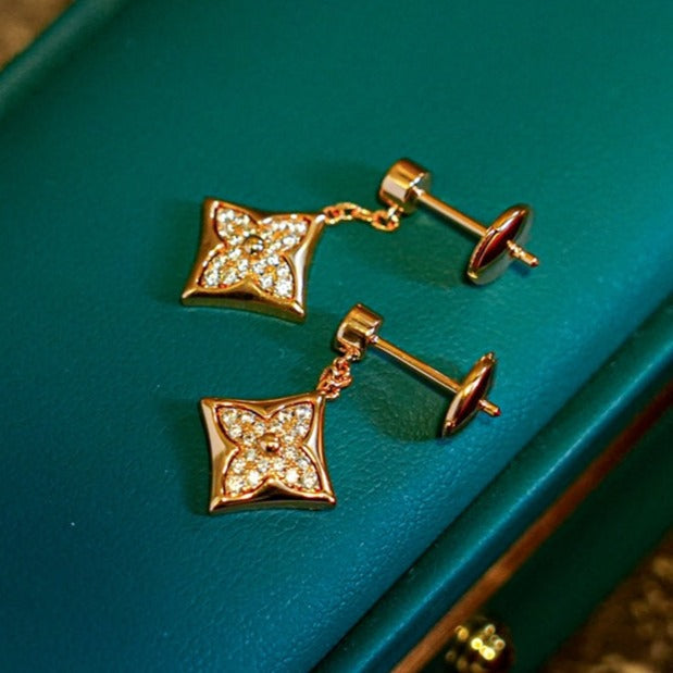 [GALE]STAR DIAMONDS EARRINGS GOLD