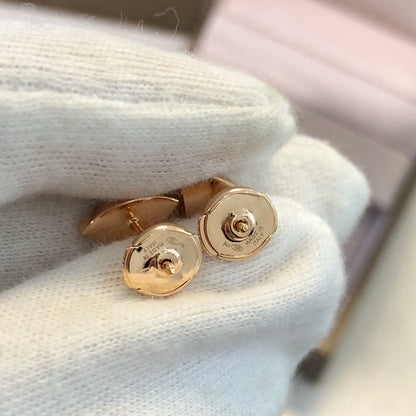 [GALE]DREAM EARRINGS 3 MOTIFS ONYX MOP PINK GOLD