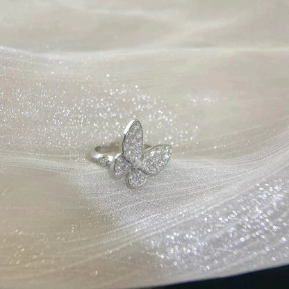 [GALE]BUTTERFLY DIAMOND RING