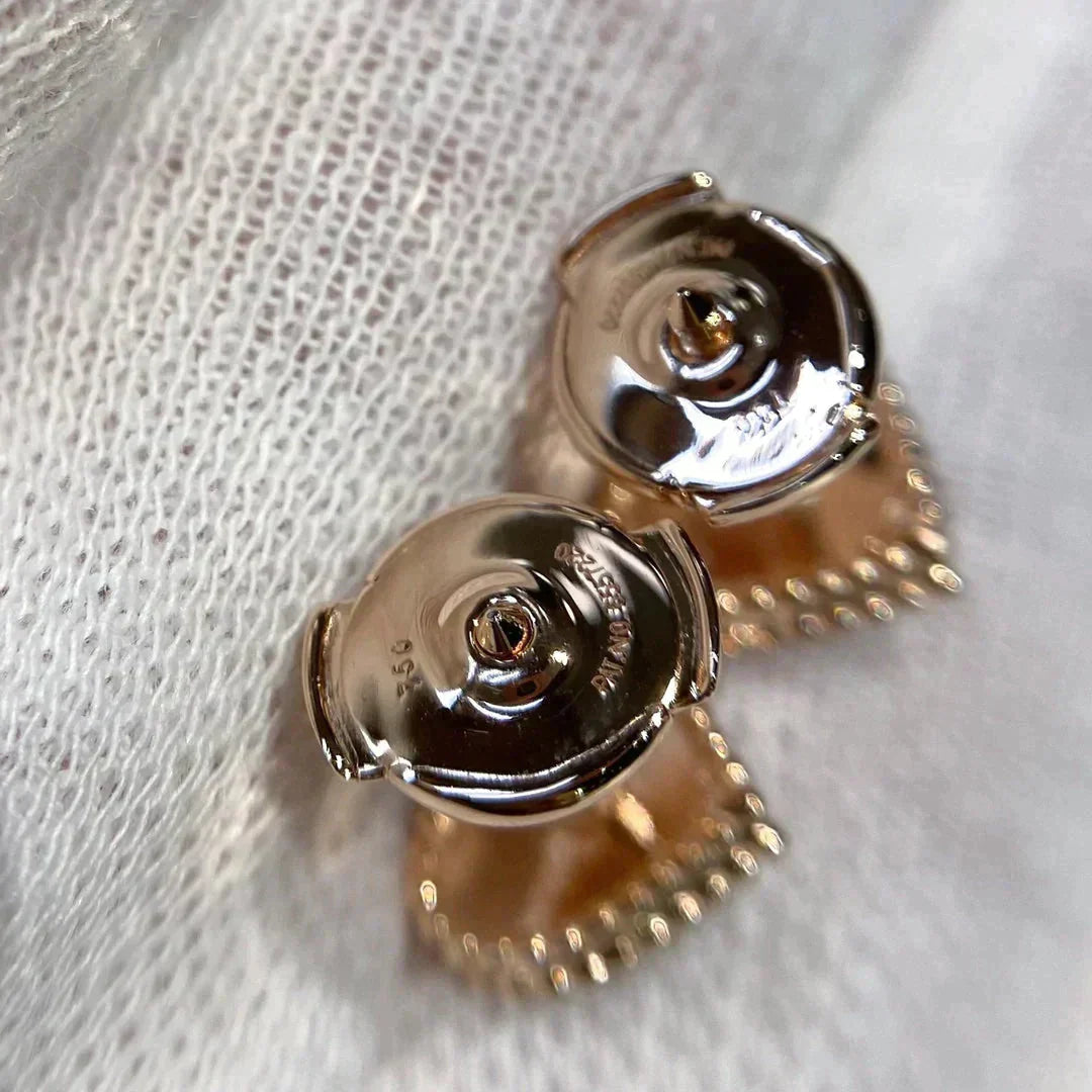 [GALE]HEART CARNELIAN STUD EARRINGS