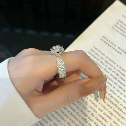[GALE]PANTHERE 5.5MM ALL DIAMOND RING
