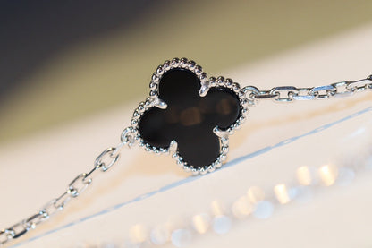 [GALE]CLOVER 20 MOTIFS ONYX DIAMOND SILVER