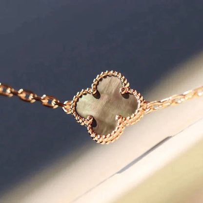 [GALE]CLOVER 20 MOTIFS LASER DIAMOND NECKLACE