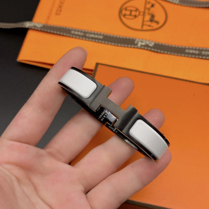 [GALE]H BRACELET 12MM BLACK WHITE CERAMIC