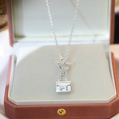 [GALE]POP H PEDANT SILVER NECKLACE