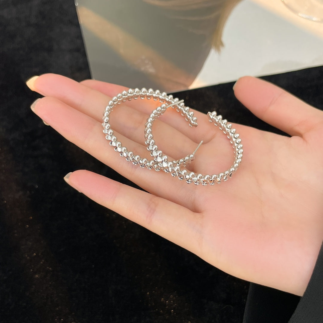 [GALE]CLASH HOOP EARRINGS