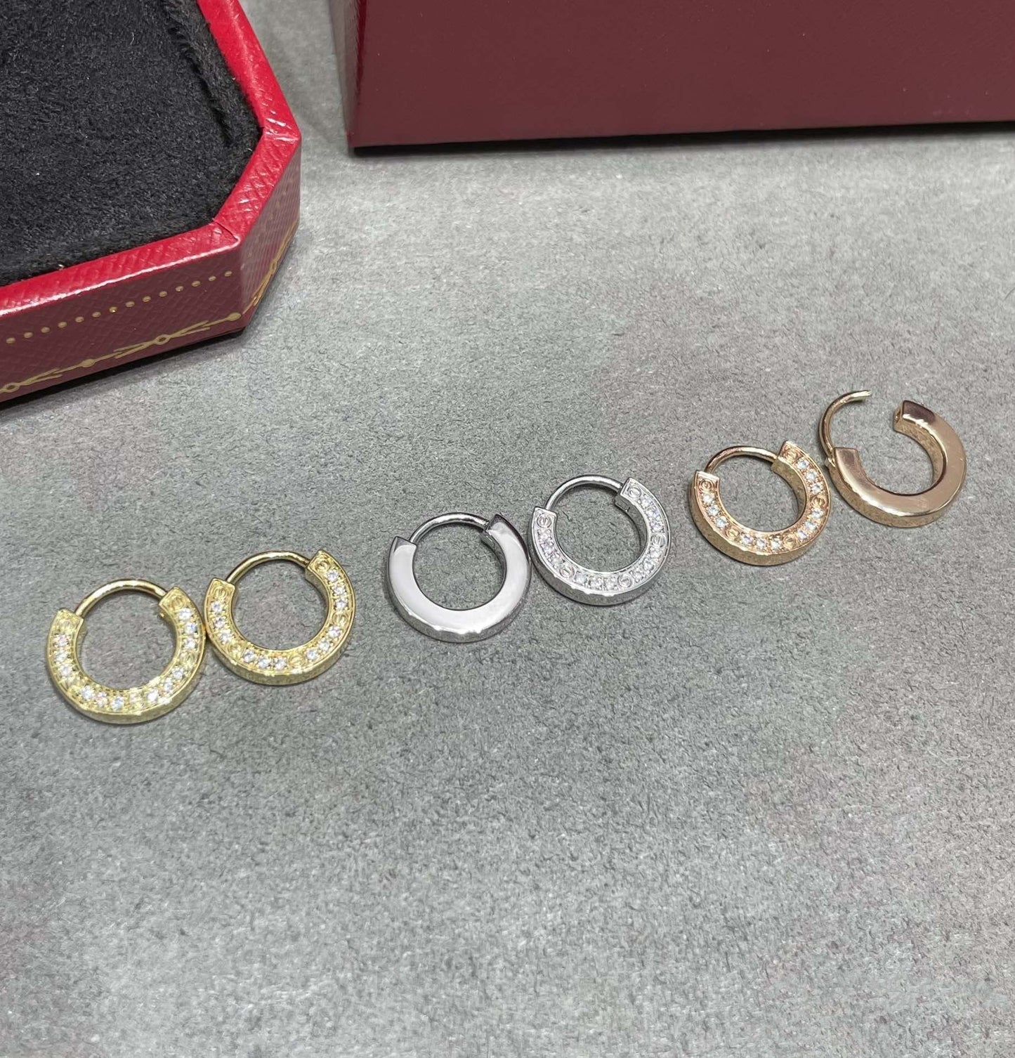 [GALE]LOVE DIAMOND EARRINGS