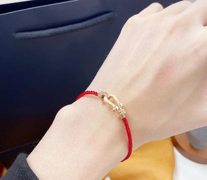 [GALE]FORCE 10 HALF DIAMOND PINK GOLD RED CORDERI LARGE AND MEDIUM MODEL