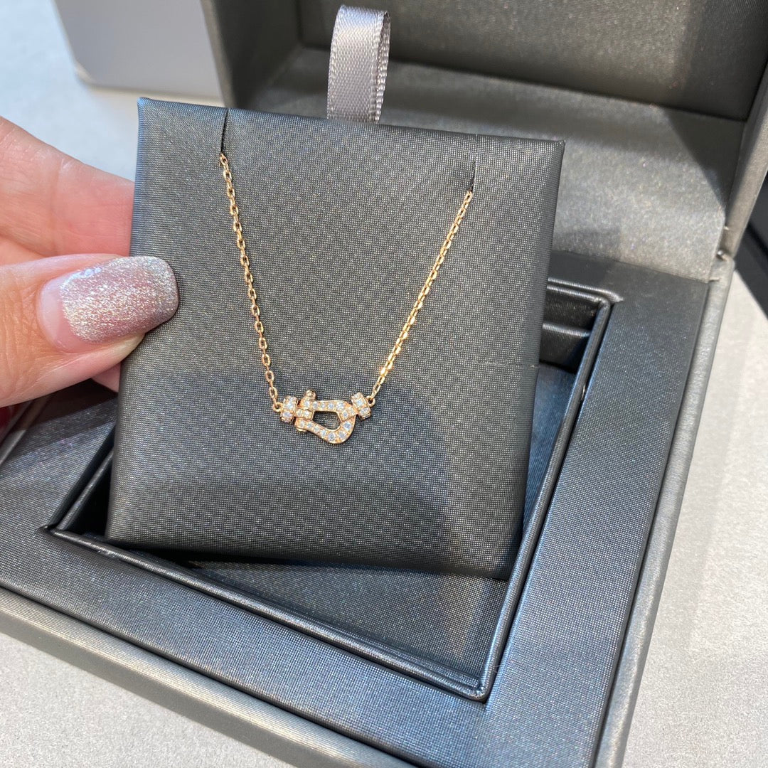 [GALE]FORCE 10 DIAMOND PINK GOLD NECKLACE MINI MODEL