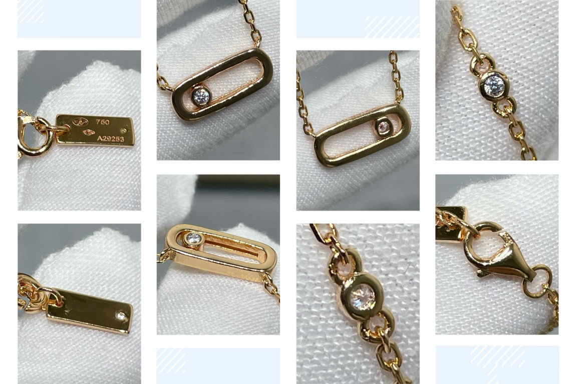 [GALE]MOVE UNO DIAMOND NECKLACE