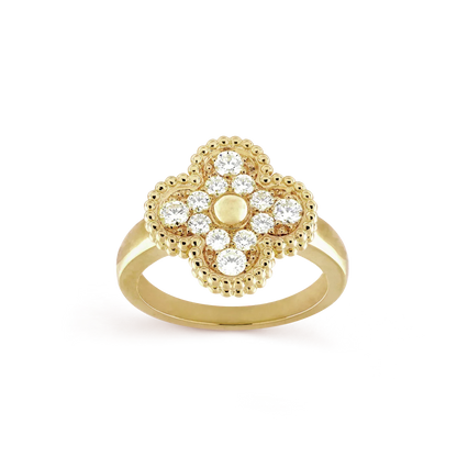 [GALE]CLOVER DIAMOND RING