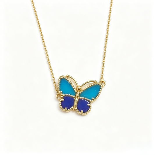 [GALE] 2026 NEW LUCKY BUTTERFLY 1 MOTIFS NECKLACE