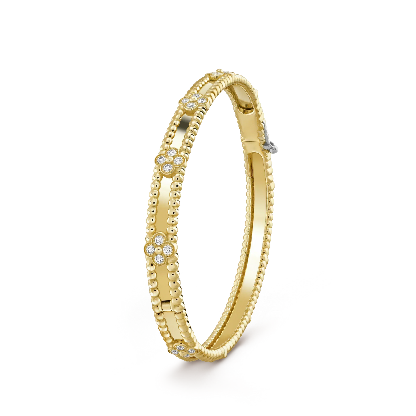 [NOVO]クローバーブレスレット 4mm ダイヤモンド