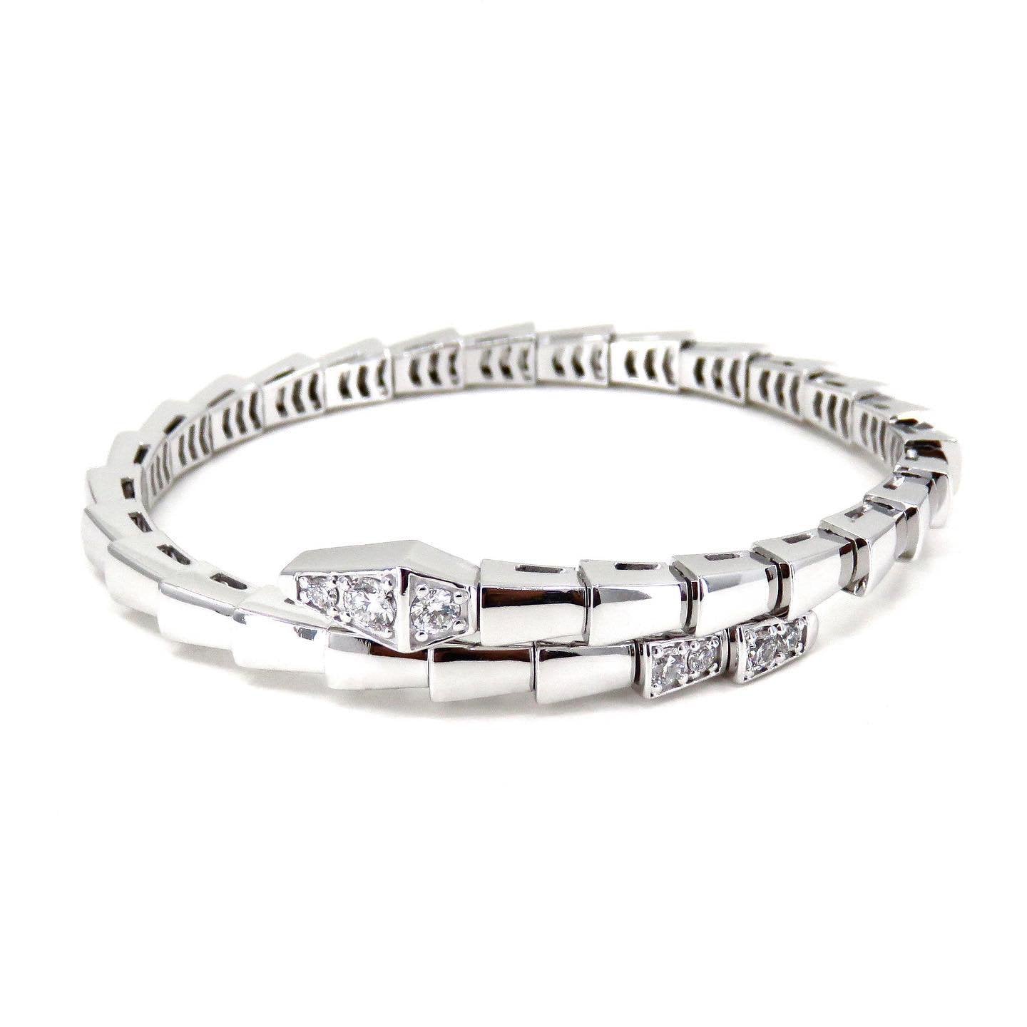 [GALE]SERPENTI BRACELET DIAMONDS SILVER