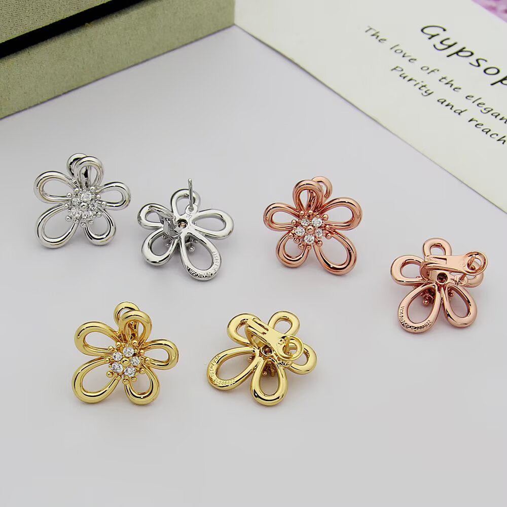 [GALE JURI] FLOWERLACE EARRING 5 DIAMONDS